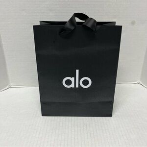 ALO Yoga EMPTY small shopping bag gift bag designer packaging dust bag decor